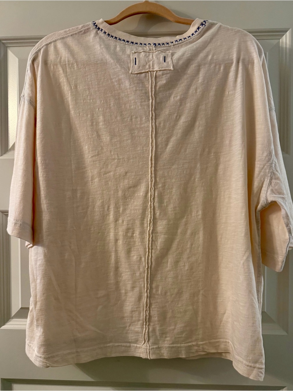 NWT Free People “We The Free in Spring” Floral Graphic Tee in Soft Cream-Size S - Picture 3 of 4